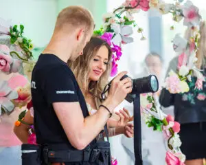Bruiloft videograaf met Bruid