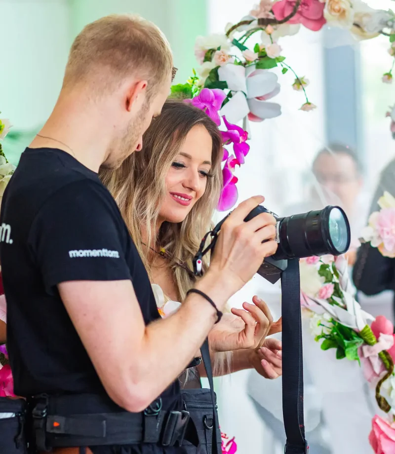 Bruiloft videograaf met Bruid